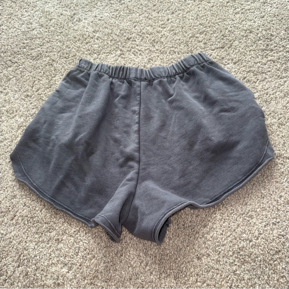 SOLD | Aerie - Dolphin Hem Lounge Shorts - Small, Dark Grey - Picture 3 of 3